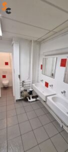 lavabo usine blancs